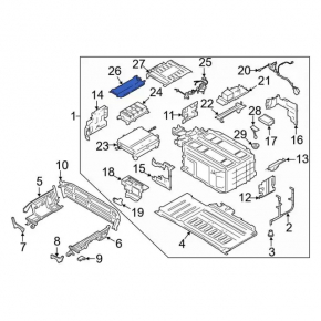 HYBRID BATTERY CONTROL MODULE Ford C-max MK2 13-18 Energi