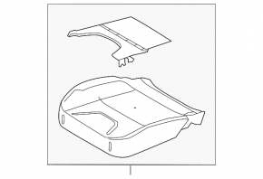 Passenger occupancy sensor for Ford Escape MK3 13-19 without airbag