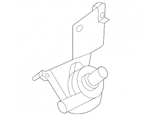 Auxiliary cooling motor Ford Mustang Mach-E 21-23 with bracket