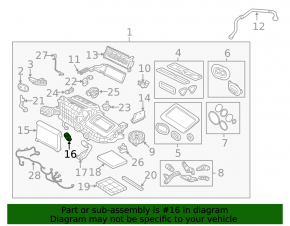 Land Rover Range Rover Velar 18-26 Dual Zone Air Conditioning Heater Valve