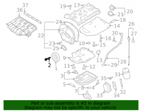 Crankshaft Pulley Bolt Audi A6 C7 12-18 2.0