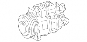 Air Conditioning Compressor Mercedes W164 ML X164 GL W251 R M272 M273