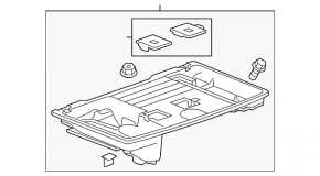 Tool tray for Chevrolet Volt 11-15