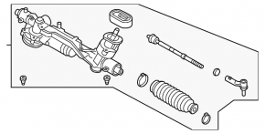 Steering rack VW Atlas 18-