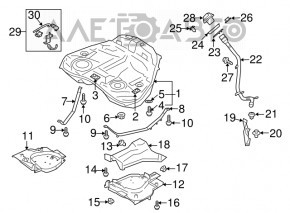 Subaru b9 Tribeca fuel filler neck