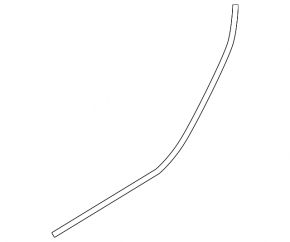BMW 5 G30 17-23 rear left door seal lower