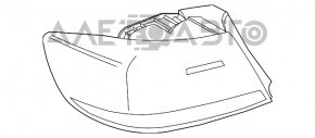 Right headlight BMW 323i 328i 335i e90 09-11