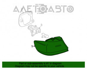 Right headlight BMW 323i 328i 335i e90 09-11