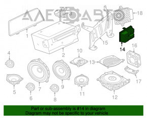 BMW 5 G30 17-23 Bowers & Wilkins Audio Amplifier