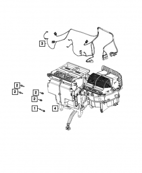 Heater air temperature sensor for a 1996 Dodge Dart