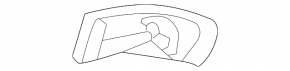 Lexus NX 22-25 Silver 1J7 Front Left Outer Handle Cap