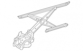 Rear right window lift mechanism for Toyota Avalon 19-23