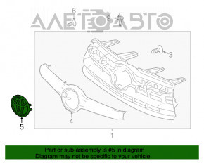 Toyota Highlander 14-16 grill emblem