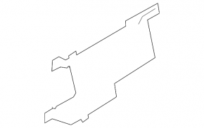 Audio amplifier bracket VW Touareg 11-17