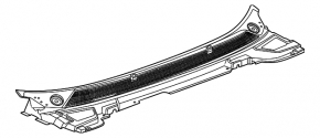 Chevrolet Equinox EV 24-26 Windscreen Wiper Grille