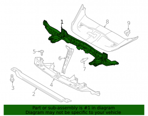 Upper TV bar for Porsche Cayenne 958 11-14