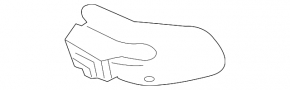 Steering paddle left Hyundai Sonata 11-15