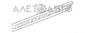 Lower rear left door trim for Mercedes W164 ML