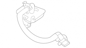 Rear windshield washer nozzle Mercedes X167 GLS 450 580 20-26