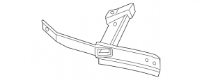 Front bumper reinforcement strut lower left Mercedes C-class W205 15-21