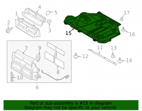 Engine protection for Ford Focus mk3 15-18 1.0T rest