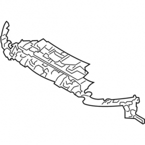 Front bumper frame Ford Focus mk3 15-18 rest