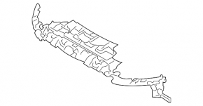 Front bumper frame Ford Focus mk3 15-18 rest