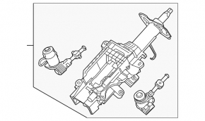Ford Explorer 20 steering column - electrically adjustable