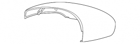 Left side mirror cover for Ford Mustang Mach-E 21-25 (upper)