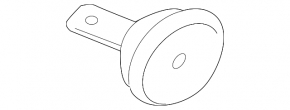 Jaguar F-Pace X761 17- alarm siren with bracket