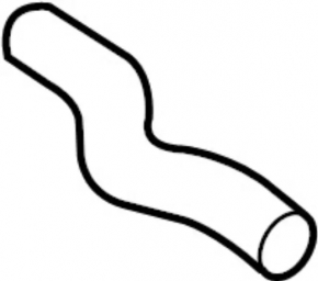 Upper cooling hose for Nissan 350z
