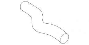Upper cooling hose for Nissan 350z