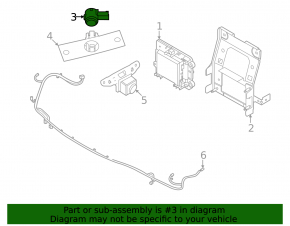 External rear bumper parking sensors for Nissan Murano 25-26