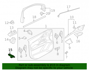 Front Left Seat Memory Volvo XC90 16-22