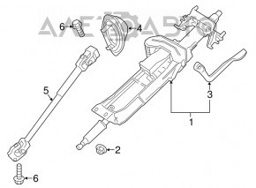 Steering column BMW 3 F30 12-18