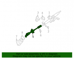 Steering joint for Toyota Camry v40 hybrid