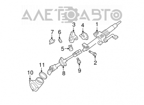 Steering joint for Toyota Camry v40 hybrid