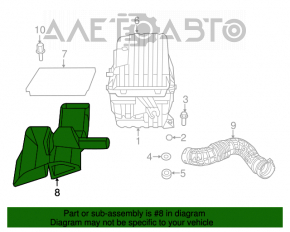 Air intake Chrysler 200 11-14 2.4