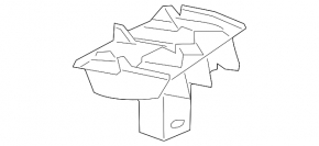 Right light bracket Lexus LS460 LS600h 07-09 prerest