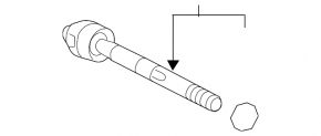 Steering rod left Honda Accord 18-22 CTR