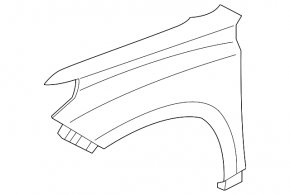 Front right fender Lexus GX460 10-23