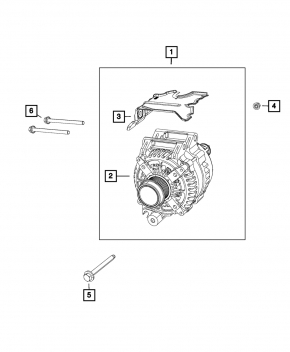 Generator Jeep Cherokee KL 14-15 3.2
