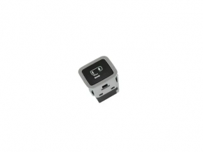 Chrysler Pacifica 17-24 rear right door release button in the center pillar, black with gray