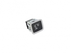 Chrysler Pacifica 17-24 rear right door release button in the center pillar, black with gray