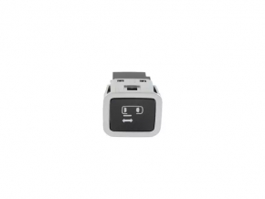 Chrysler Pacifica 17-24 rear right door release button in the center pillar, black with gray