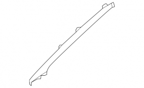 Front pillar trim left Nissan Kicks 18-24 black