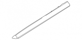 Door trim lower front left Nissan Pathfinder 13-20 structure, scratch
