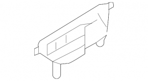 Door handle inner rear right Kia Forte 19-24 4d