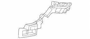 Kia EV6 22-24 rear bumper mount, right fender