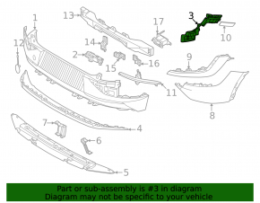 Kia EV6 22-24 rear bumper mount, right fender